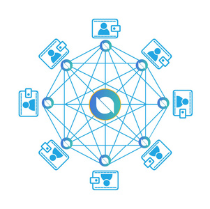 本体硬币或ONT的概念，一个加密货币区块链平台数字货币