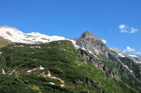 意大利欧洲山顶岩石全景