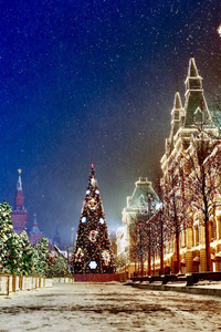 莫斯科的圣诞装饰