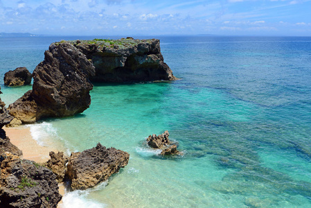 冲绳的蓝天和大海