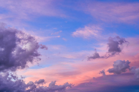 美丽的天空和云彩.