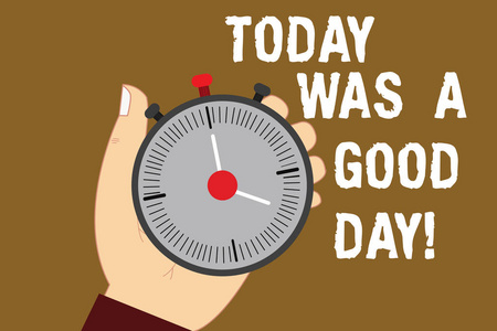 商务照片文本享受的时刻好天气有很多的乐趣胡分析手持有停止手表计时