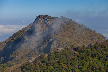 泰国香岛山区景观。