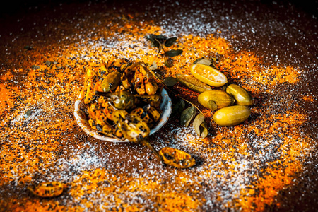 流行的印度南瓜泡菜，有配料和种类