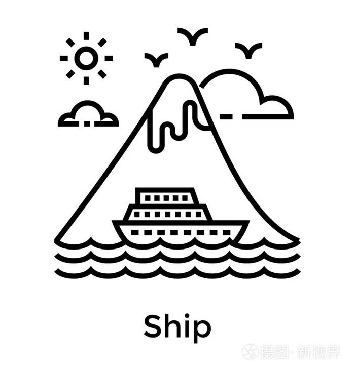 船线矢量图标插画-正版商用图片16j6zf-摄图新视界