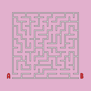 简单的方形迷宫图片
