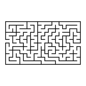孩子们的游戏.孩子们的困惑.一个入口,一个出口.迷宫难题.