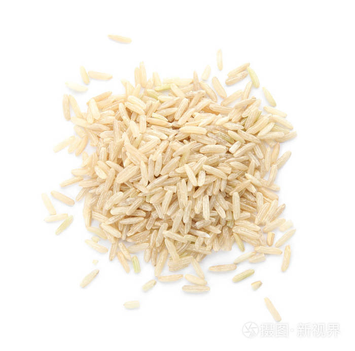 白色背景上的一堆未抛光的生米照片 正版商用图片16jkdd 摄图新视界 白色背景上的一堆未抛光的生米照片 正版商用图片16jkdd 摄图新视界