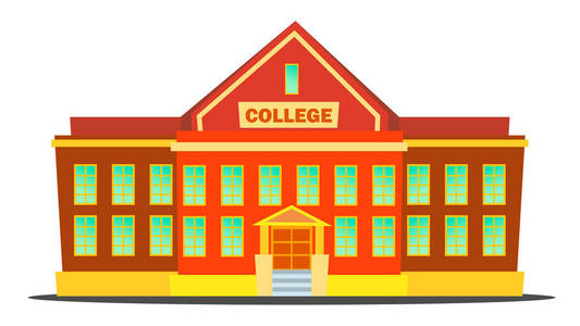 大学图书馆卡通图片