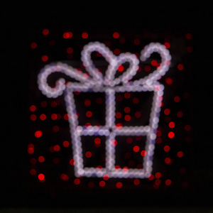 圣诞装饰符号由波克加兰离焦近距离制作