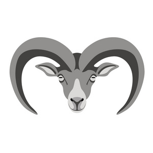 矢量绵羊 山羊ram 羊头分离 卡通风格的公寓相似素材图片 摄图新视界