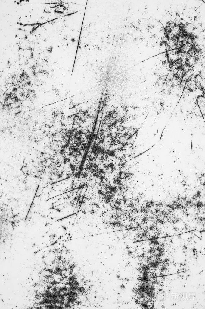 白色金属壁纹理背景与划痕和裂缝