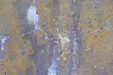 开裂和剥落油漆旧墙壁背景。 经典格律纹理