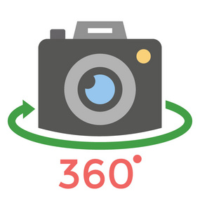 相机360平面图标设计