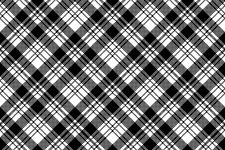 像素黑白格子无缝图案. 矢量图.照片