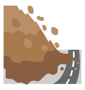 泥石流滑坡图片