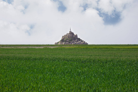 法国圣米歇尔山全景