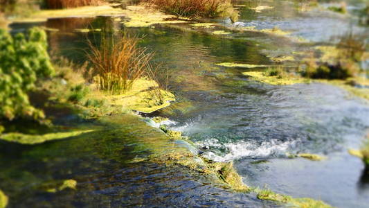罗斯基的清澈水流属于克尔卡克罗地亚国家公园