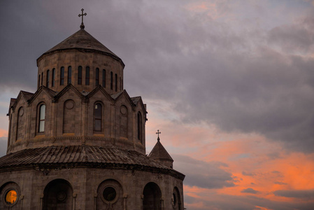 埃里温亚美尼亚圣三一教堂