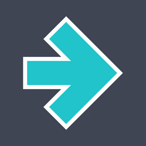 绿色导航符号设计平面风格.