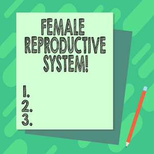 文字文字文本女性生殖系统。负责新后代繁殖的经营理念空白不同粉彩构造粘结纸和铅笔