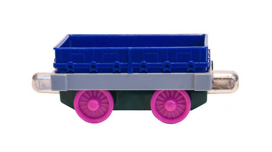拖车蓝色塑料玩具
