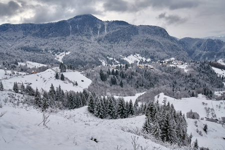 冬季山林景观拍摄