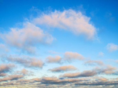蓝色天空白云作为背景