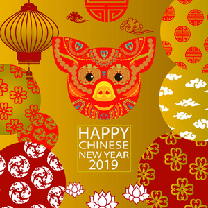 2019年中国新年剪纸