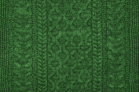 绿色毛衣针织纹理背景图片