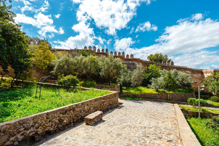 西班牙马拉加吉布拉法罗城堡景观
