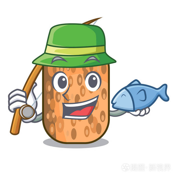 上面的卡通叶矢量插图