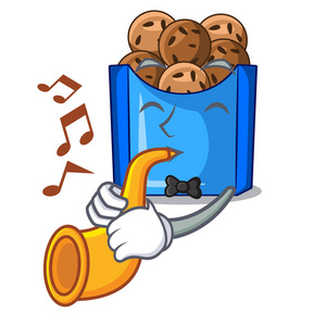 用小号油炸的沙拉酱在字牌上矢量插图照片