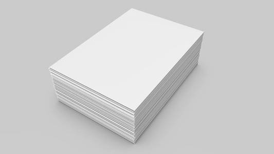 一堆白纸图片
