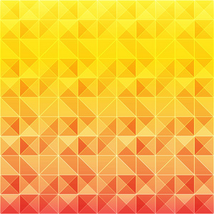 橙色和黄色三角形图案背景。