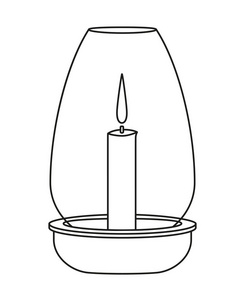 黑白蜡烛背景图图片