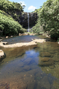 毛里求斯岛的瀑布