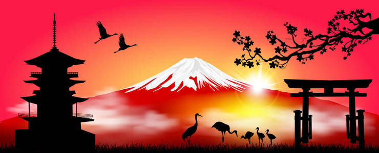 富士山背景图片 富士山背景素材 富士山背景插画 摄图新视界 富士山背景图片 富士山背景素材 富士山背景插画 摄图新视界