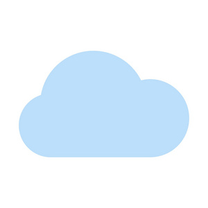 阴天多云天气图标简单矢量图图片