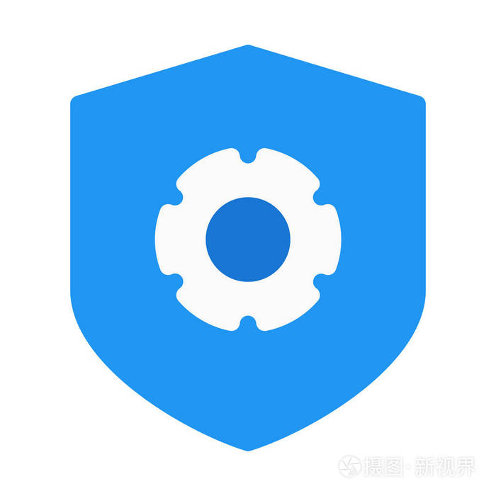 系统防火墙设置图标简单矢量图