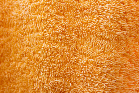 橙色毛巾纹理