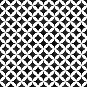 黑白极简主义单色水彩艺术作品与简单的形状和图形.