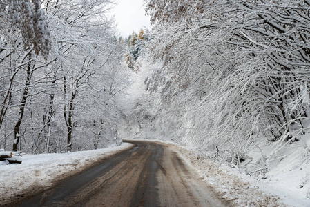 美丽的雪景自然风景图片