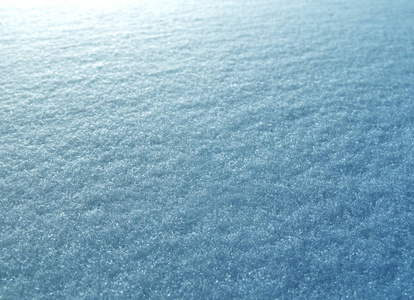 蓝色清新雪质地背景照片