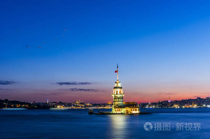 s Tower in Istanbul, Turkey KIZ KULESI  USKUDAR