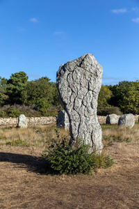 康乃克巨石遗址法国莫比汉