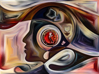 抽象背景,人脸颜色,有机纹理,流动曲线,用于内心世界,心灵,自然和