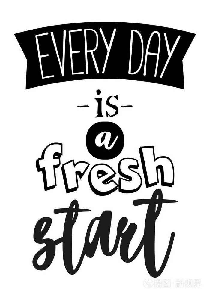 带有装饰书法文字的插图插画-正版商用图片16q5z0-摄图新视界