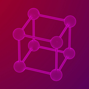 线框网格分子