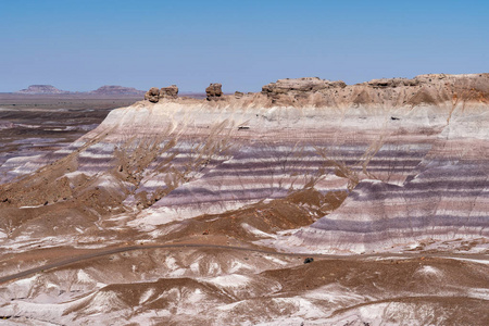 s Petrified Forest National Park  Painted Desert on a sunny sum